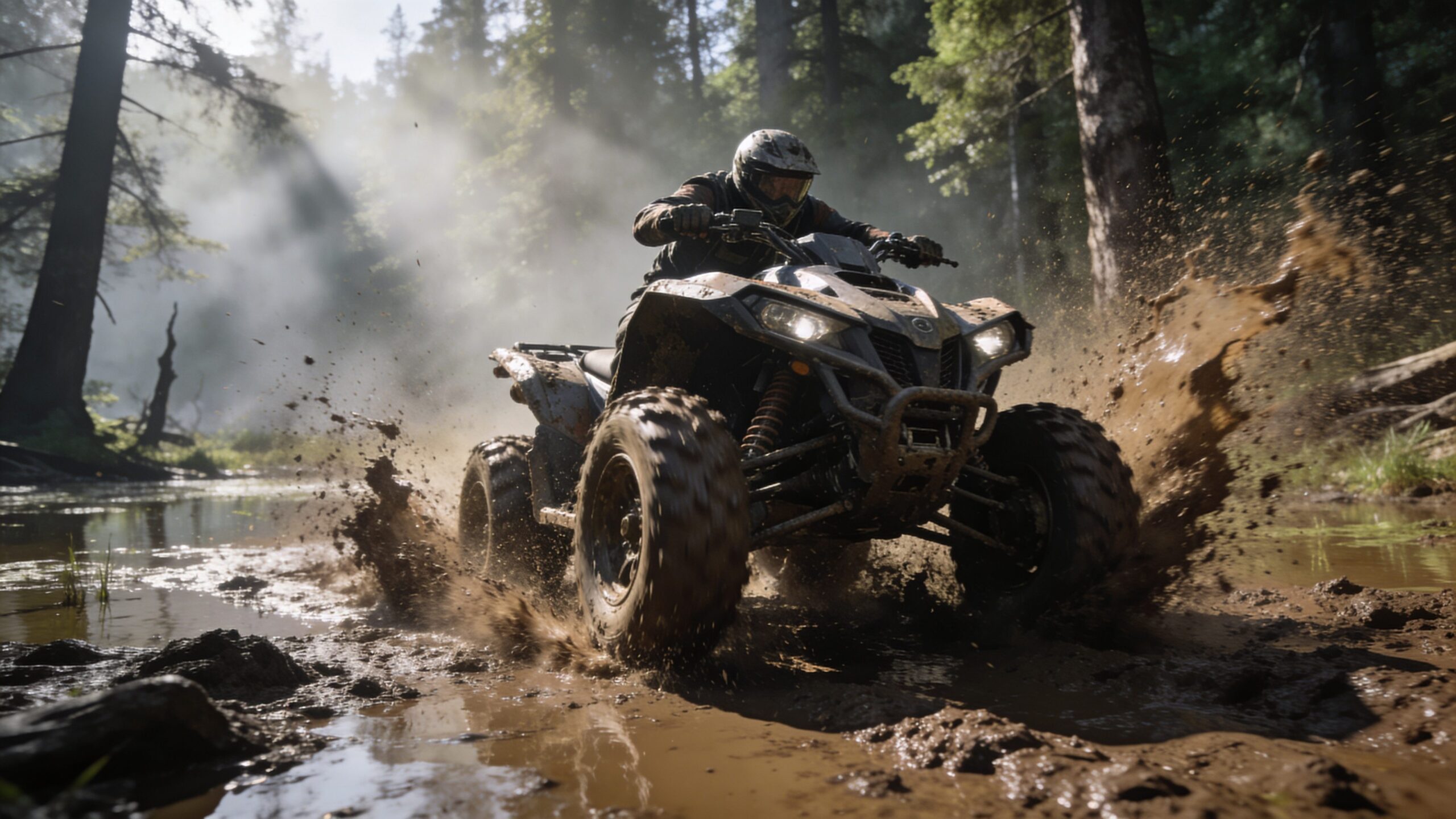 How to Ride Through Deep Mud Without Getting Stuck