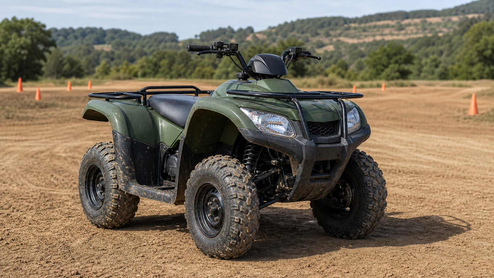 Beginner ATVs: The Best Types for First-Time Riders shown through a realistic ATV riding scene