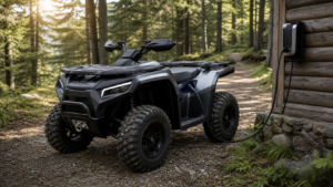 Electric ATVs: The New Generation of Quiet Off-Road Machines shown through a realistic ATV riding scene