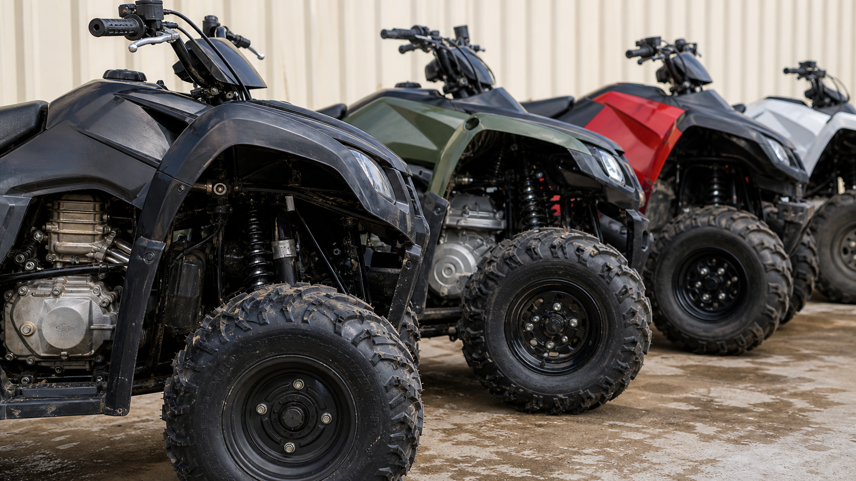 Engine Size Categories in ATVs: What CC Class Should You Buy? shown through a realistic ATV riding scene