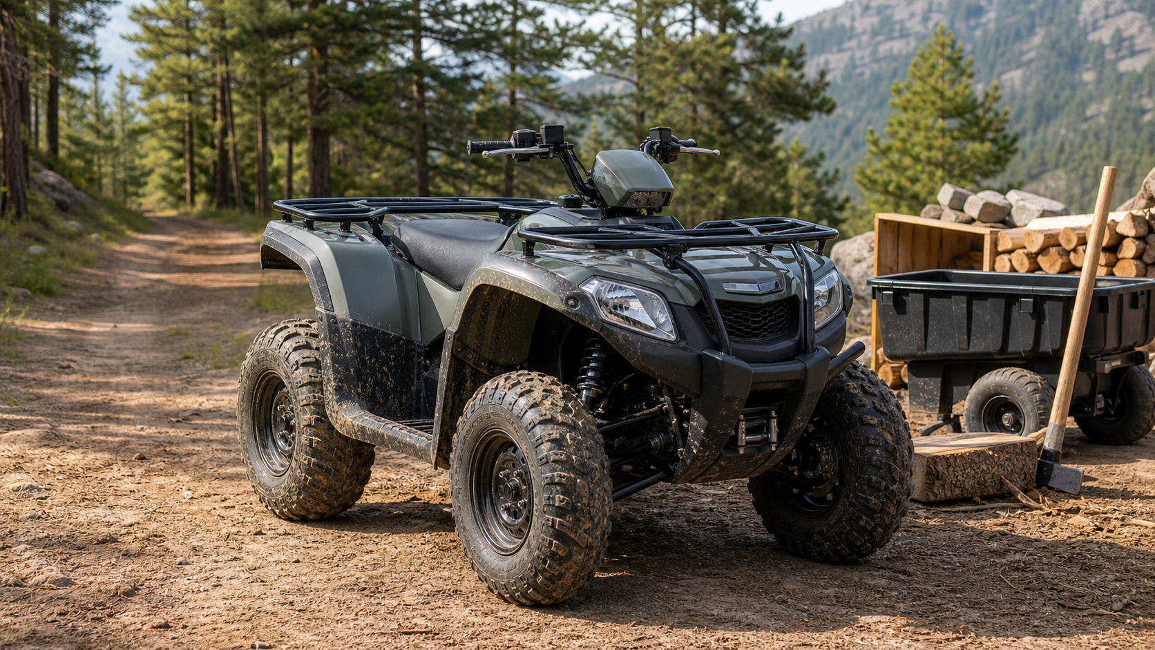 What Is a Hybrid ATV? Sport-Utility Machines Explained shown through a realistic ATV riding scene