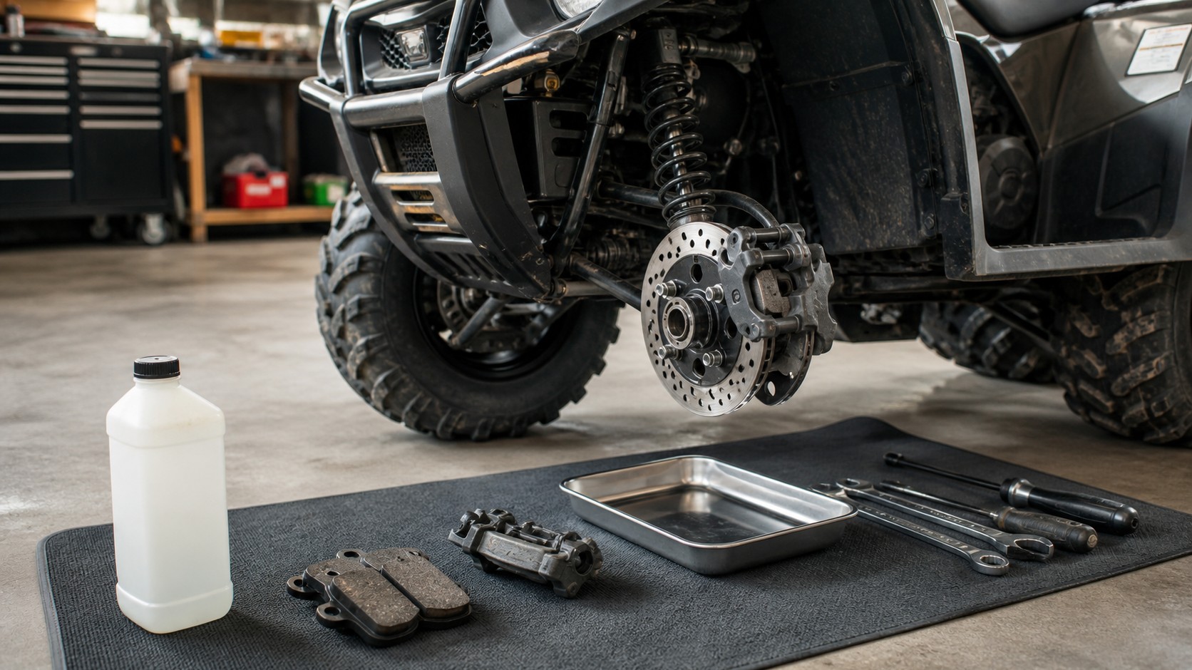 Unbranded ATV scene for Brake System Maintenance Guide: Keep Your ATV Reliable Year-Round