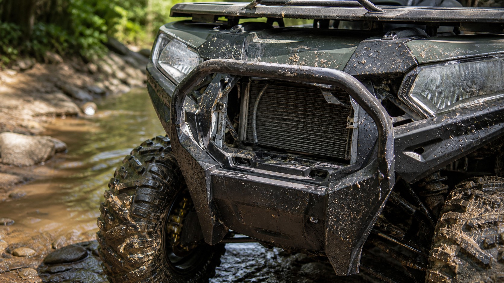 Unbranded ATV scene for Cooling and Airflow Systems Explained for ATV Riders Who Want to Understand Their Machine
