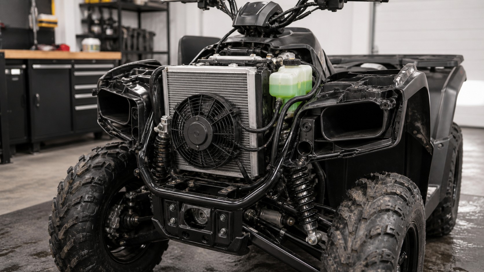 Unbranded ATV scene for How Cooling and Airflow Systems Improve ATV Power, Handling, and Reliability