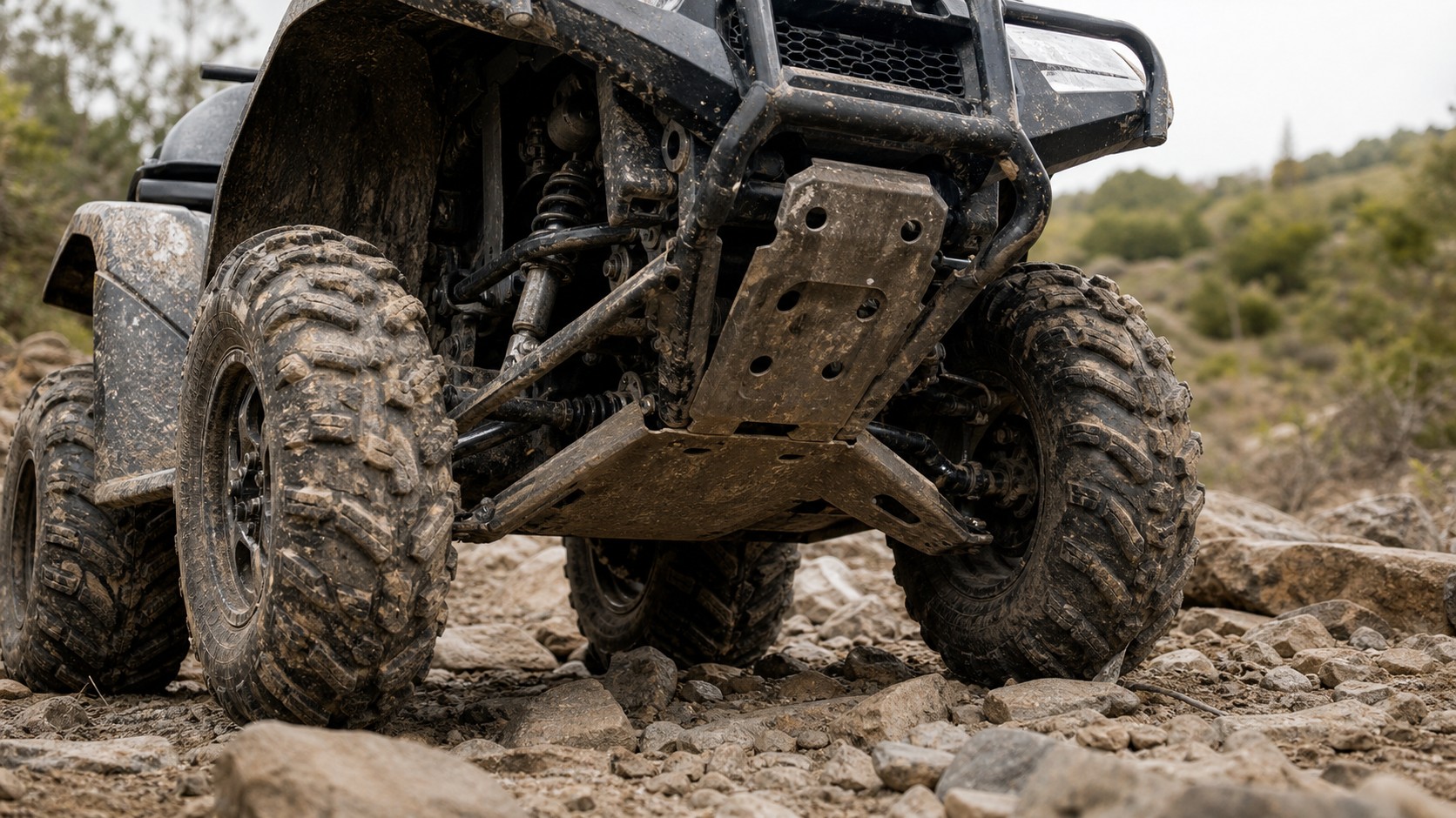 Unbranded ATV scene for How Materials, Metals and Composites Improve ATV Power, Handling, and Reliability