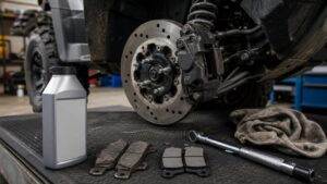Unbranded ATV scene for How Often Should ATV Owners Handle Brake System Maintenance?