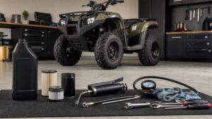 Unbranded ATV scene for How Often Should ATV Owners Handle Routine Maintenance Schedules?