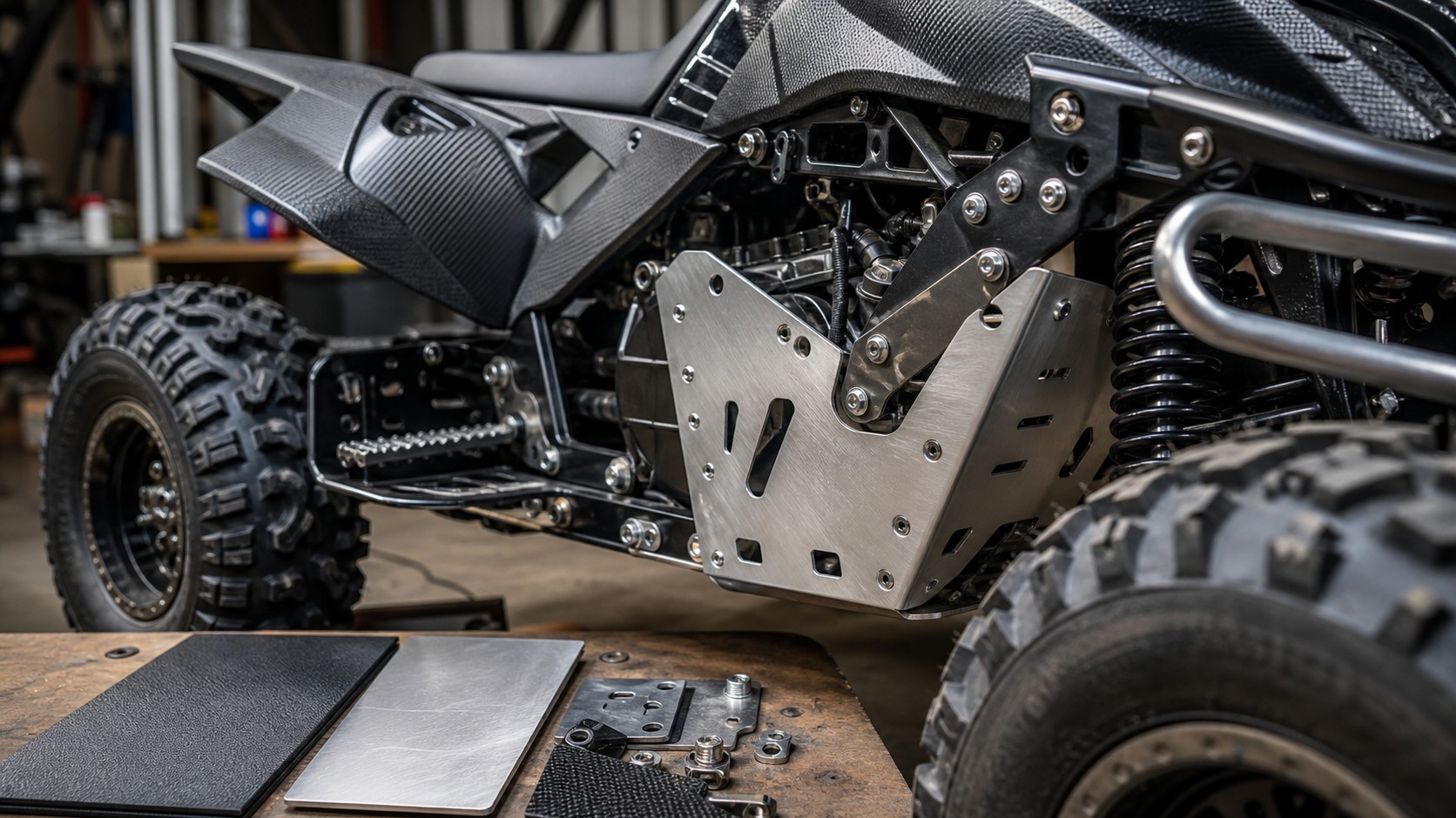 Unbranded ATV scene for Materials, Metals and Composites Explained for ATV Riders Who Want to Understand Their Machine