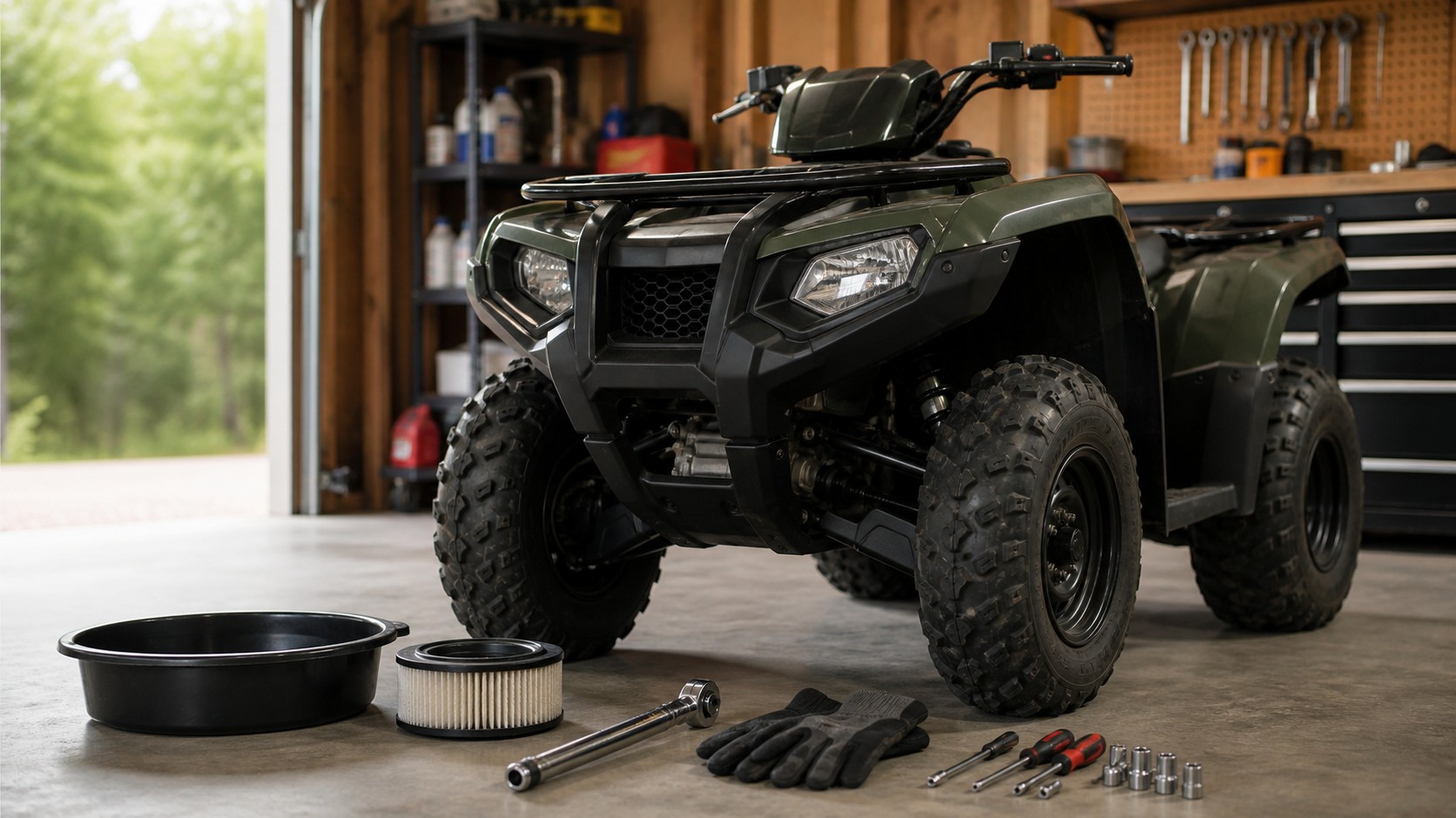 Unbranded ATV scene for Routine Maintenance Schedules Guide: Keep Your ATV Reliable Year-Round